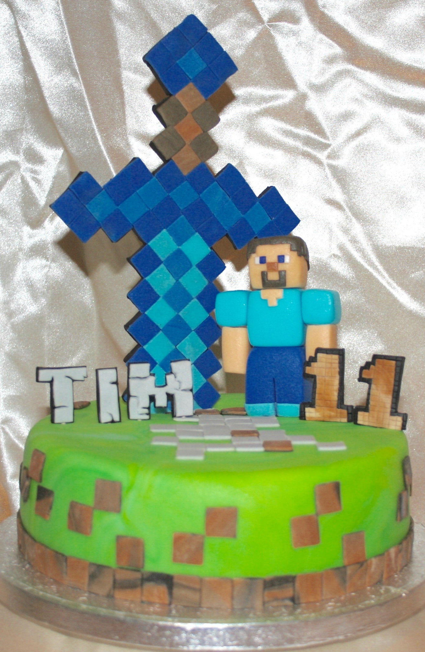 Minecraft-Torte Theo